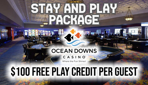 a casino with a large room with poker tables and cards